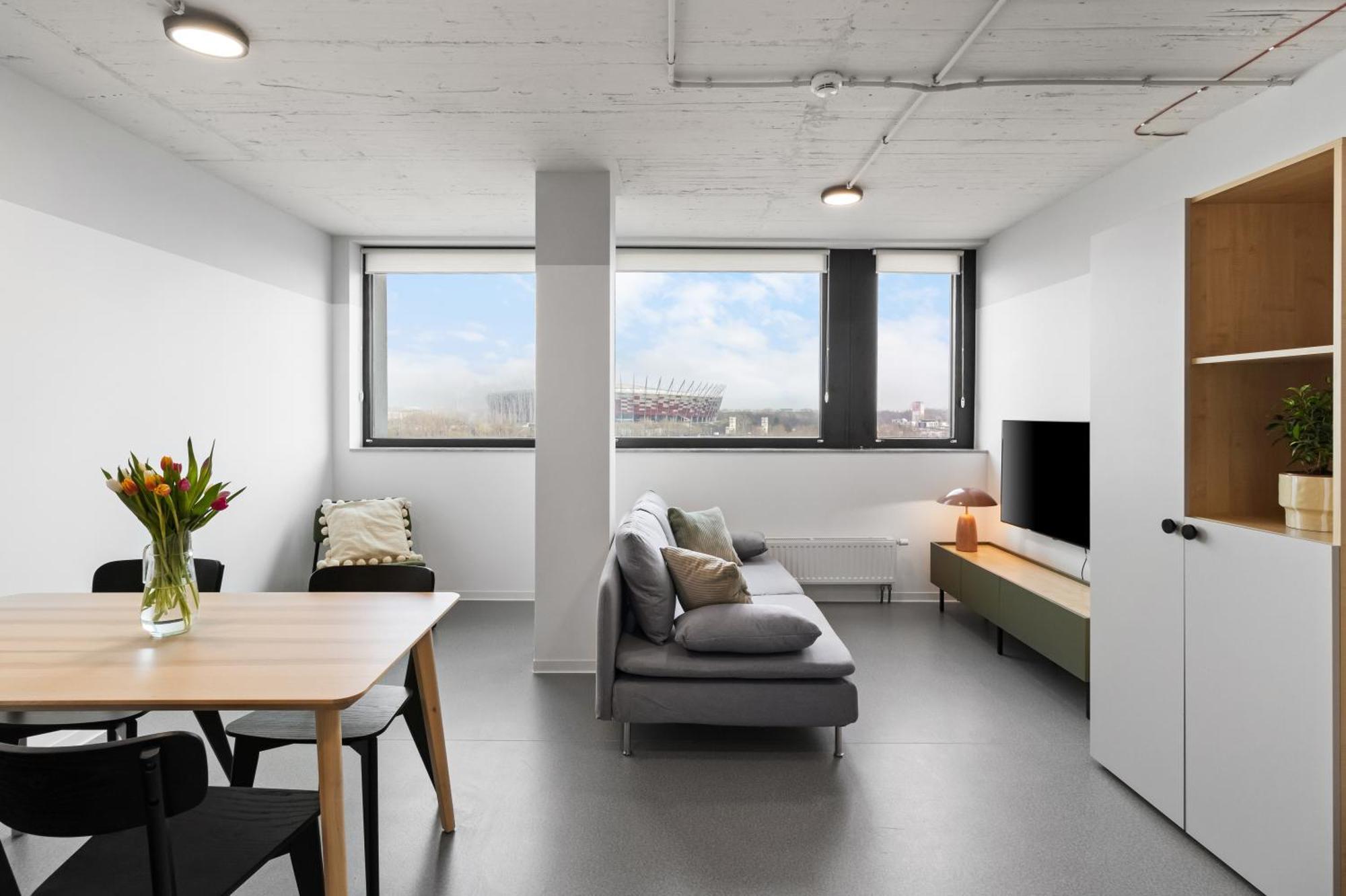 Zeitraum Solec Aparthotel Warschau Buitenkant foto