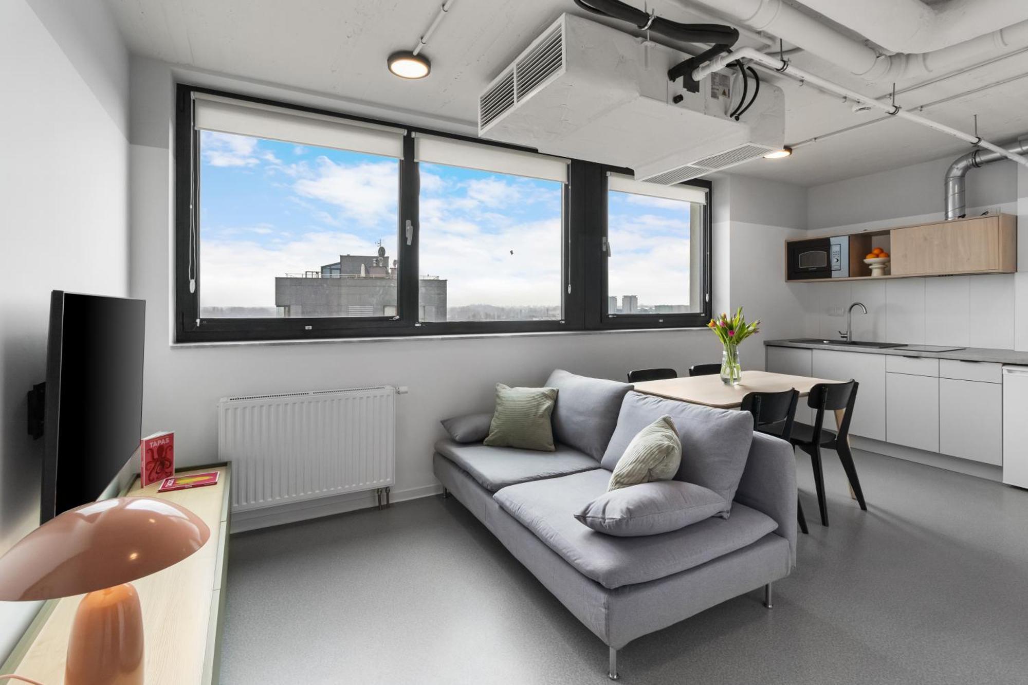 Zeitraum Solec Aparthotel Warschau Buitenkant foto
