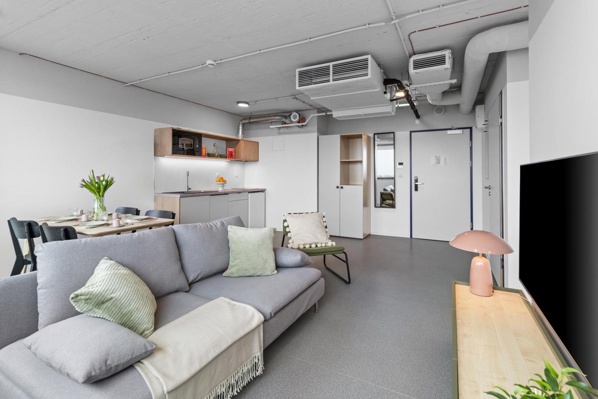 Zeitraum Solec Aparthotel Warschau Buitenkant foto