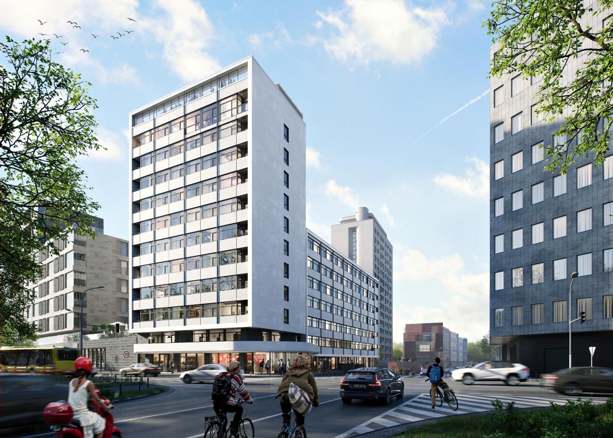 Zeitraum Solec Aparthotel Warschau Buitenkant foto